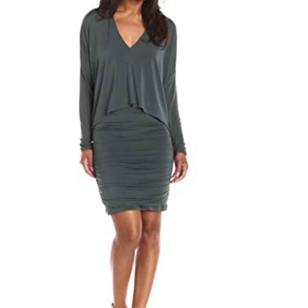 BCBG Olive Green Dress. NEVER WORN